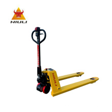 NIULI New model material handling equipment 1.5ton 48v lithium battery powered mini semi electric jack pallet truck